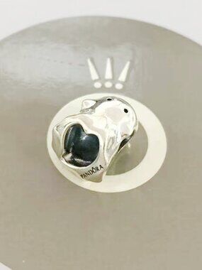 Authentic PANDORA Sterling Silver Ghost Charm Halloween Gift